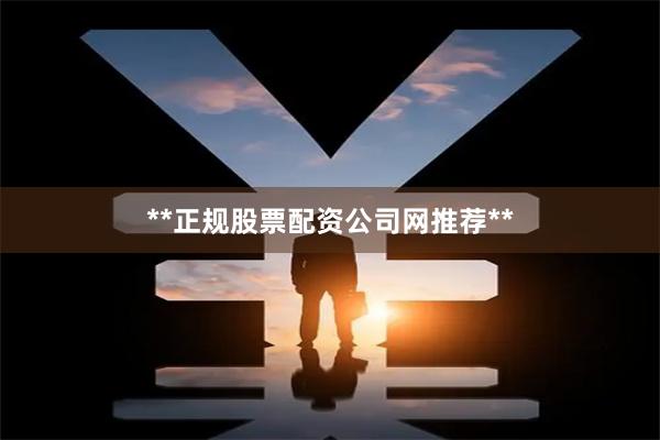 **正规股票配资公司网推荐**